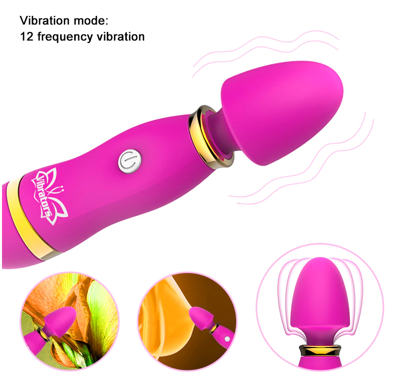 Waterproof-Vibrator-Bullet-G-Spot-Dildo-Clit-Massager-Vibe-Couple-Women-Sex-Toy